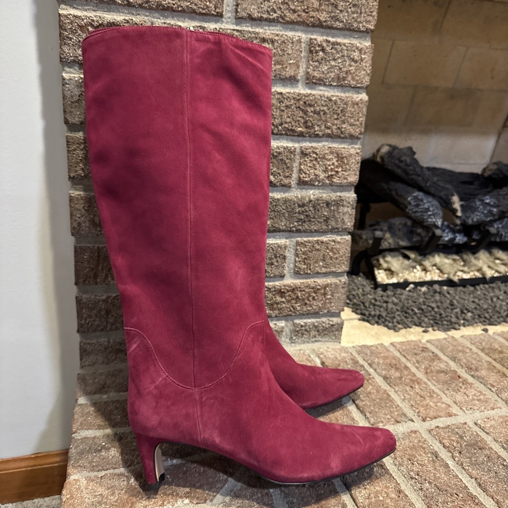 Vince Camuto Avriah Women's Boot Chianti Size 7.5 Burgundy/Red